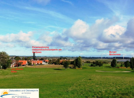 Ferienwohnung  Fehmarn - Lage am Golfpark Fehmarn 